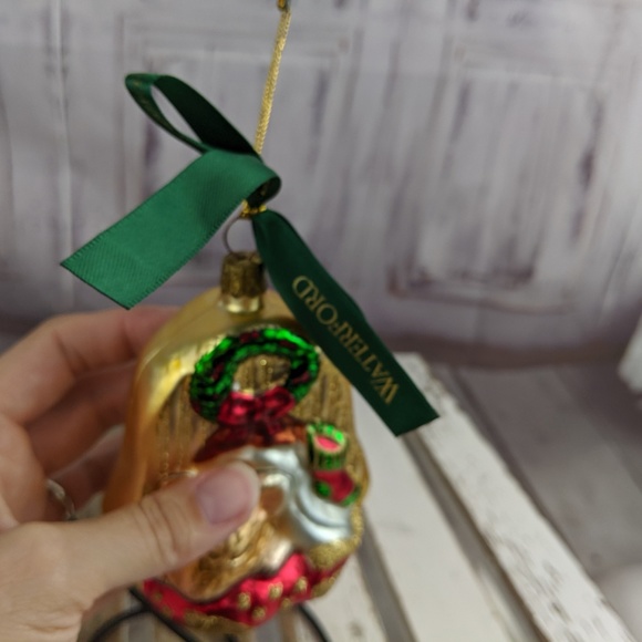 Waterford mouse wreath sleeping xmas ornament not - Picture 4 of 7